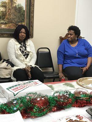 Caregivers enjoying our Holiday Party