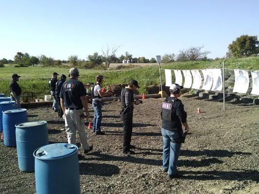 Quarterly firearms training.