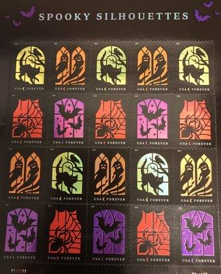 2021 Halloween Forever stamps