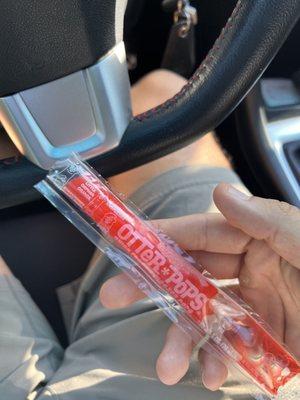 Free otter pops to fight the heat