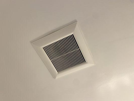 New bathroom vent/fan