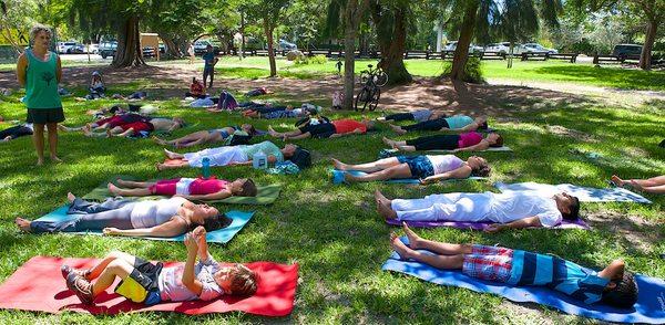 Ian's Open Yoga Classes in Parks, Miami