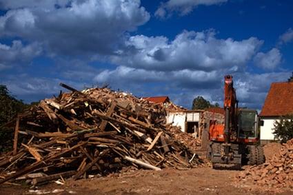 Machado Hauling Job site clean up