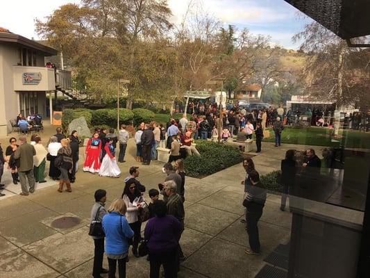 Taco trucks to celebrate the addition of our Spanish service!