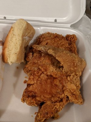 2 Piece Fried Chicken, $3.89 prior to tax