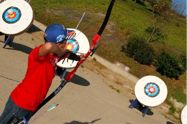 Archery Class at New Hope is taught by athletes from Olympic Trainin Center!