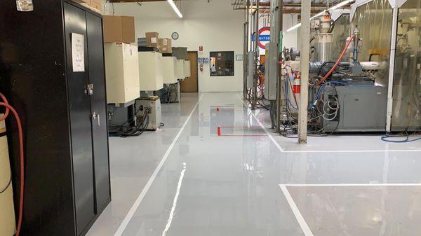 Solid Epoxy Floor! Industrial spaces.