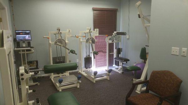 Rehabilitation Promaxim exercise machines.