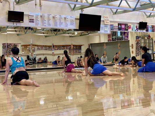 07.26.23 stretches before dancing