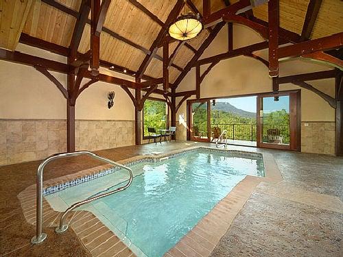 Cabin with Private indoor pools and much more.