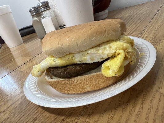 Sausage, Egg and Cheese