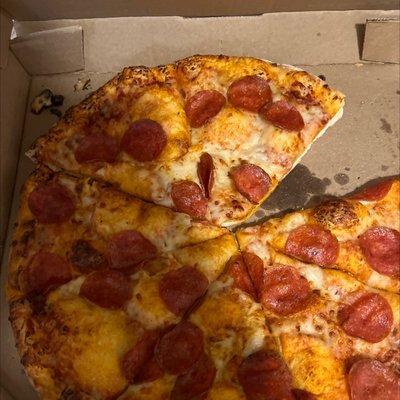 Pepperoni pizza