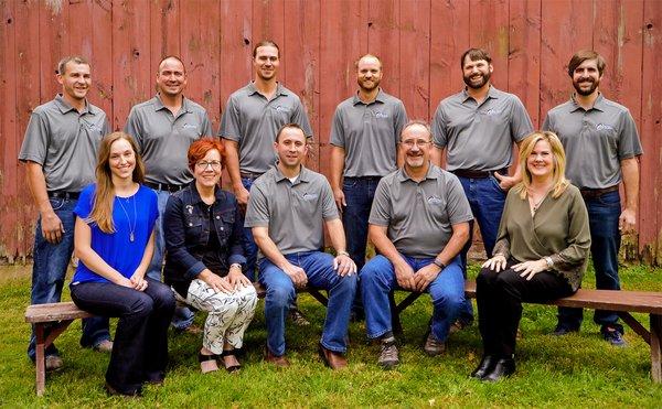 The talented team of craftsmen, designers, and staff at Custom Craft.