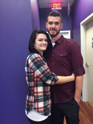 Super stylist Chelsea and her new fiancé Kevin!