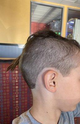 This is the quality of  haircut you will receive if you visit this salon