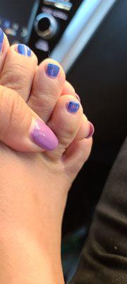 This is my freshly done pedi... need I say more!!?