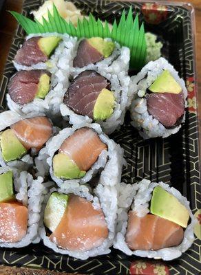 Tuna J51. Tuna and Avocado Roll J52. Salmon and Avocado Roll