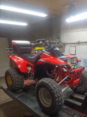 I work on the classics as well! This is a 1987 yamaha warrior.