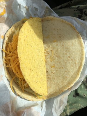 Cheesy Gordita crunch