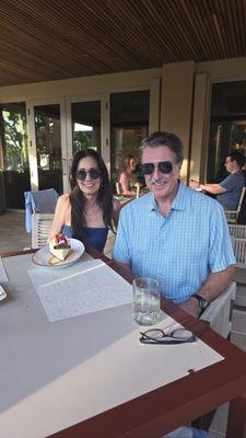 ROSARIO S. CASSATA AND CAROLYN AT NOLITA RESTAURANT T THE RITZ CARLTON IN NAPLES FLORIDA.