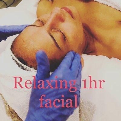 Relax, Refresh, Re- imagine Facial includes cleansing, steaming. Deep pore cleansing, massage , serum infusion and mask