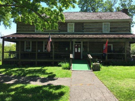 The Cades Cove Museum in the historic Thompson-Brown House.