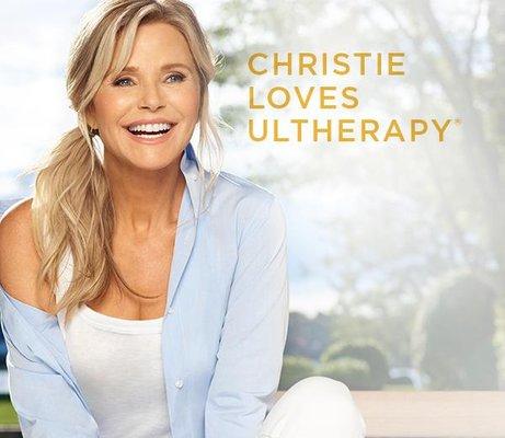 Christie loves Ultherapy, It uses ultrasound technology to lift and tighten!