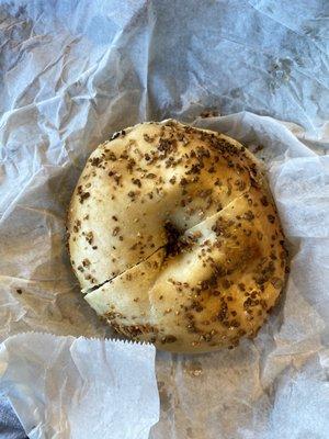 Garlic bagel!