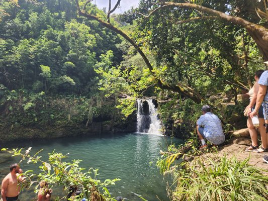 Pu'u Ka'a Falls on the Hwy to Hana