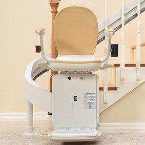 Acorn 180 custom curved indoor residential home stairchair