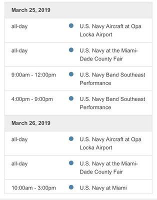 Navy week