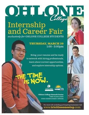 March Internship and Career Fair