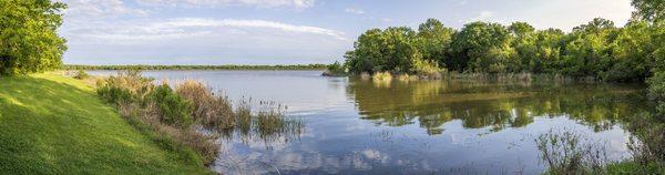 the lagoon near our campsite