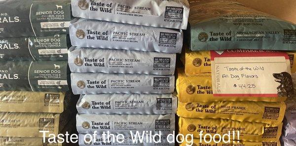 Taste of the wild dog food