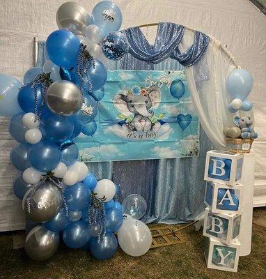 Decoration de un baby shower para niño