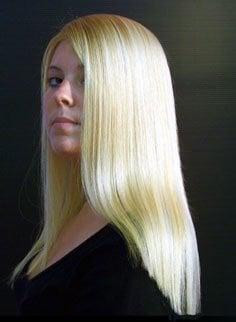 After an Expert Real Pure Brazilian Keratin Straightening Treatment & Color