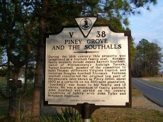 Piney Grove Historic Marker