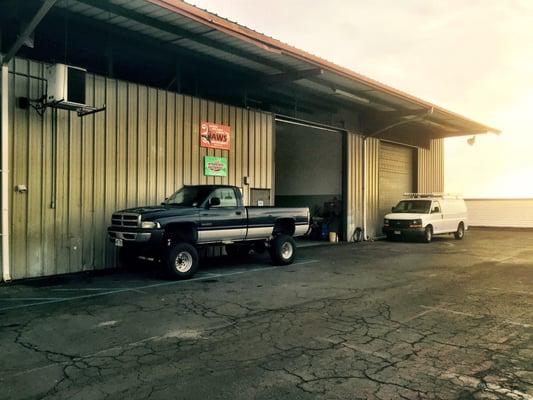 Outside view of the shop in Old Industrial.