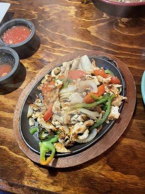 Chicken fajitas