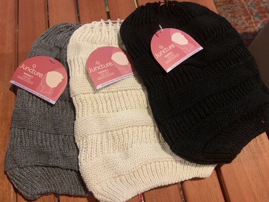 I've wanted these my whole life! Knit Hat w/top hole