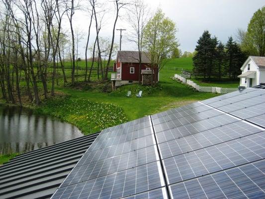 Roof-mount solar installations.