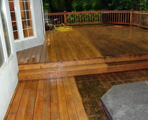 Deck Presure Washing and apply sealing