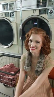 Photo shoot last week..doing laundry!!