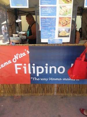 The Filipino Hut with owner Irene has delicious food!