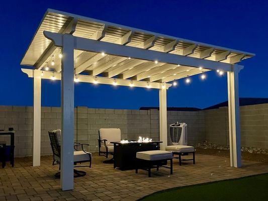 Alumawood pergola