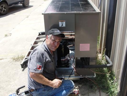 Mr. Rep-air, Eddie Passmore is dedicated to doing the job right.