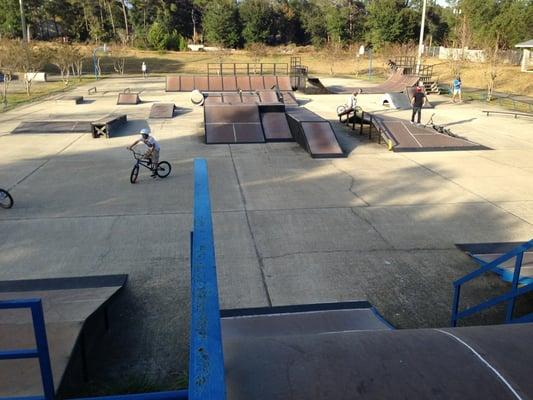 From the high skate ramps