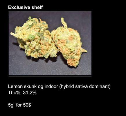 Lemon skunk most potent flower