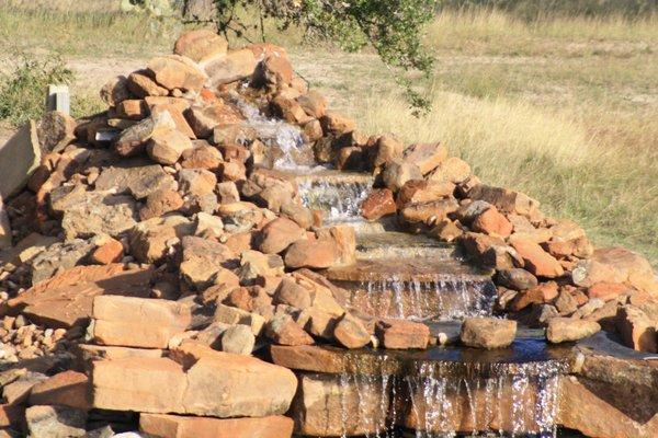 Waterfall in Papalote, TX