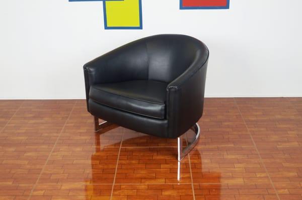 Vintage Chrome Lounge Chair by Milo Baughman  Following Us on Instagram @Mid Century BLVD